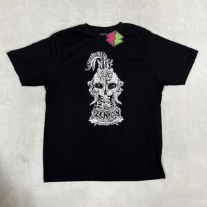 Meow Wolf Zenion Band T-Shirt Mens XL Black Skull Horror Graphic Tee Art
